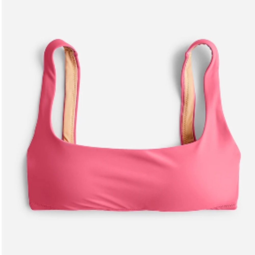 NWT Brand New J.Crew Squareneck Bikini Top